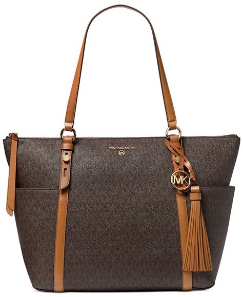 michael kors nomad large logo top-zip tote bag|Michael Michael Kors Nomad Large Top Zip Tote .